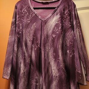 Purple Women's Tunic Top